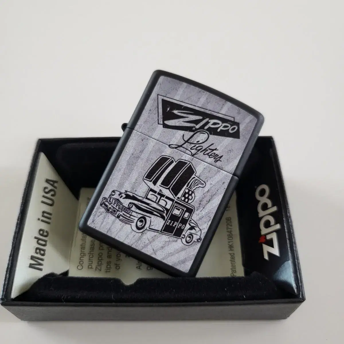 정품 48572 ZIPPO CAR AD DESIGN 새 지포라이터