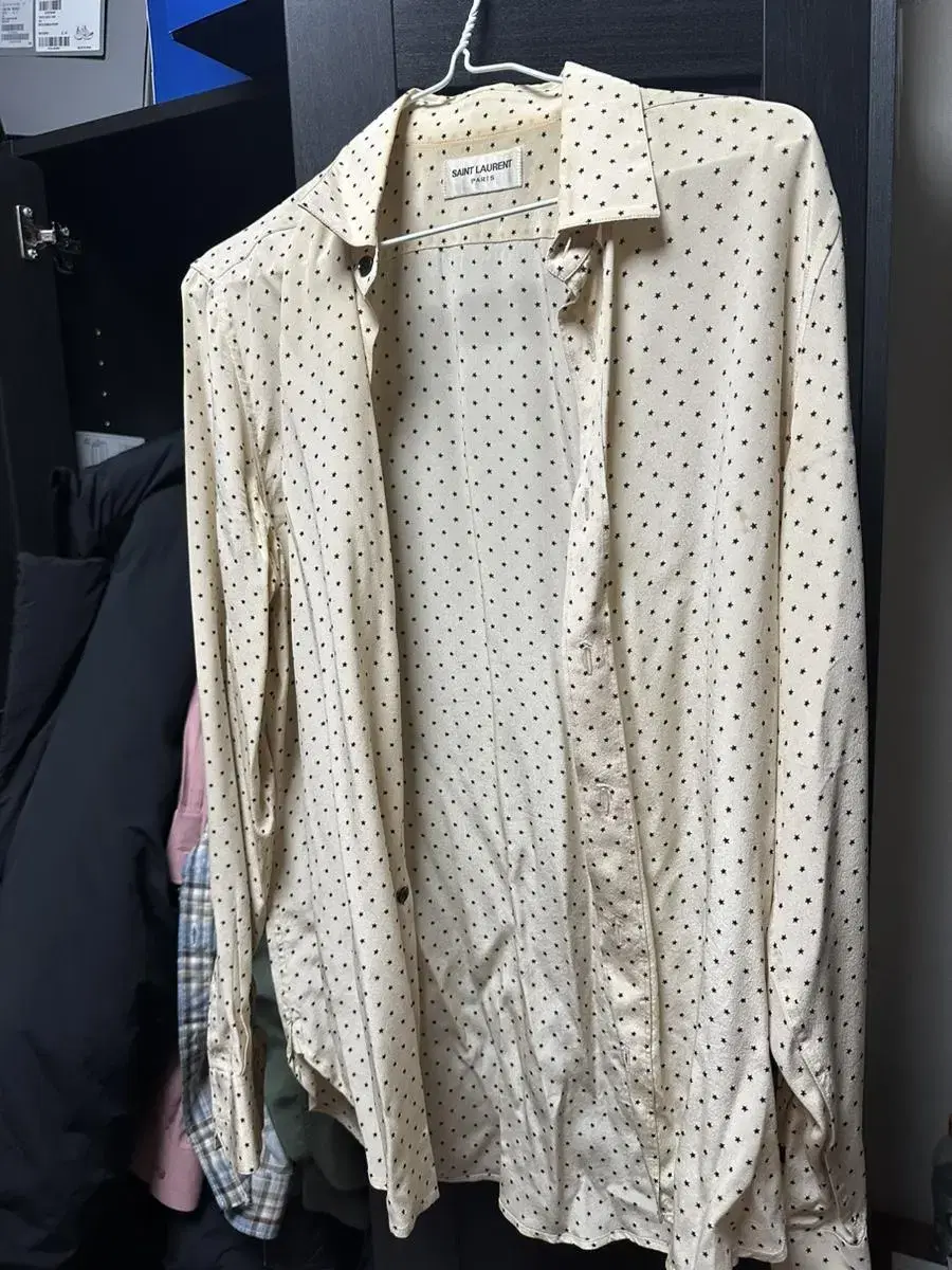 Saint Laurent Star Silk Shirt