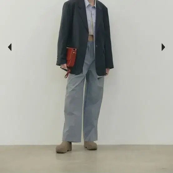 에토스 팬츠 getty trousers blue L