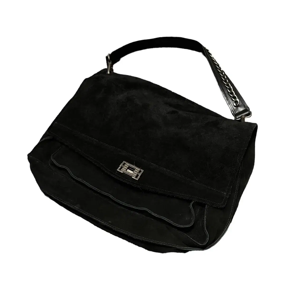 TIME Suede Shoulder Bag TIME Vintage Bag