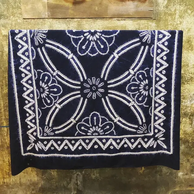 일본 인디고 시보리 페브릭 indigo fabric