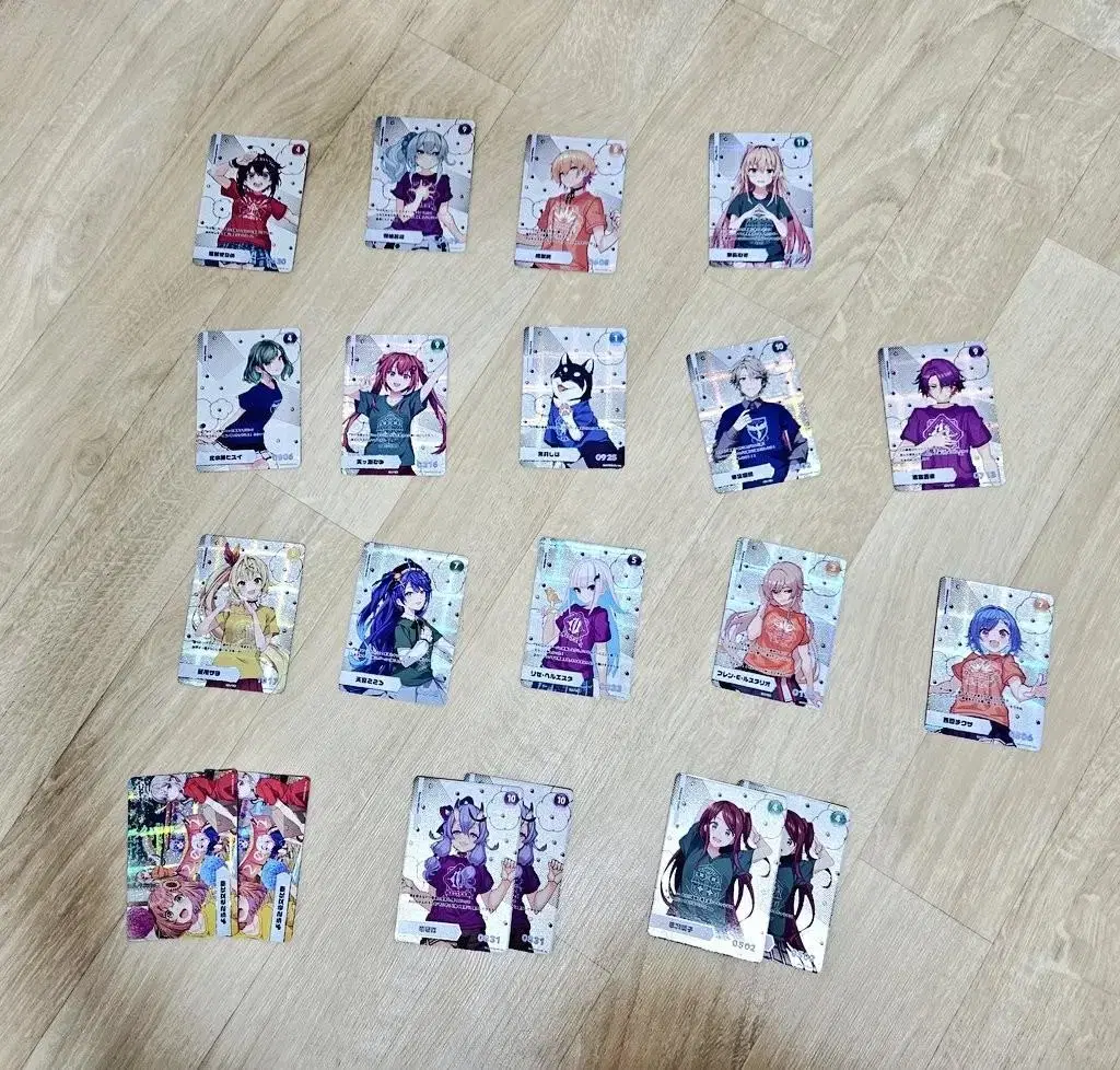 Vertuber NIJISANJI Nizipes kard Photocard Poka