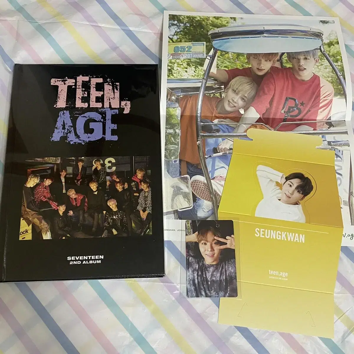 Seventeen clap rosé seungkwan photocard full set WTS