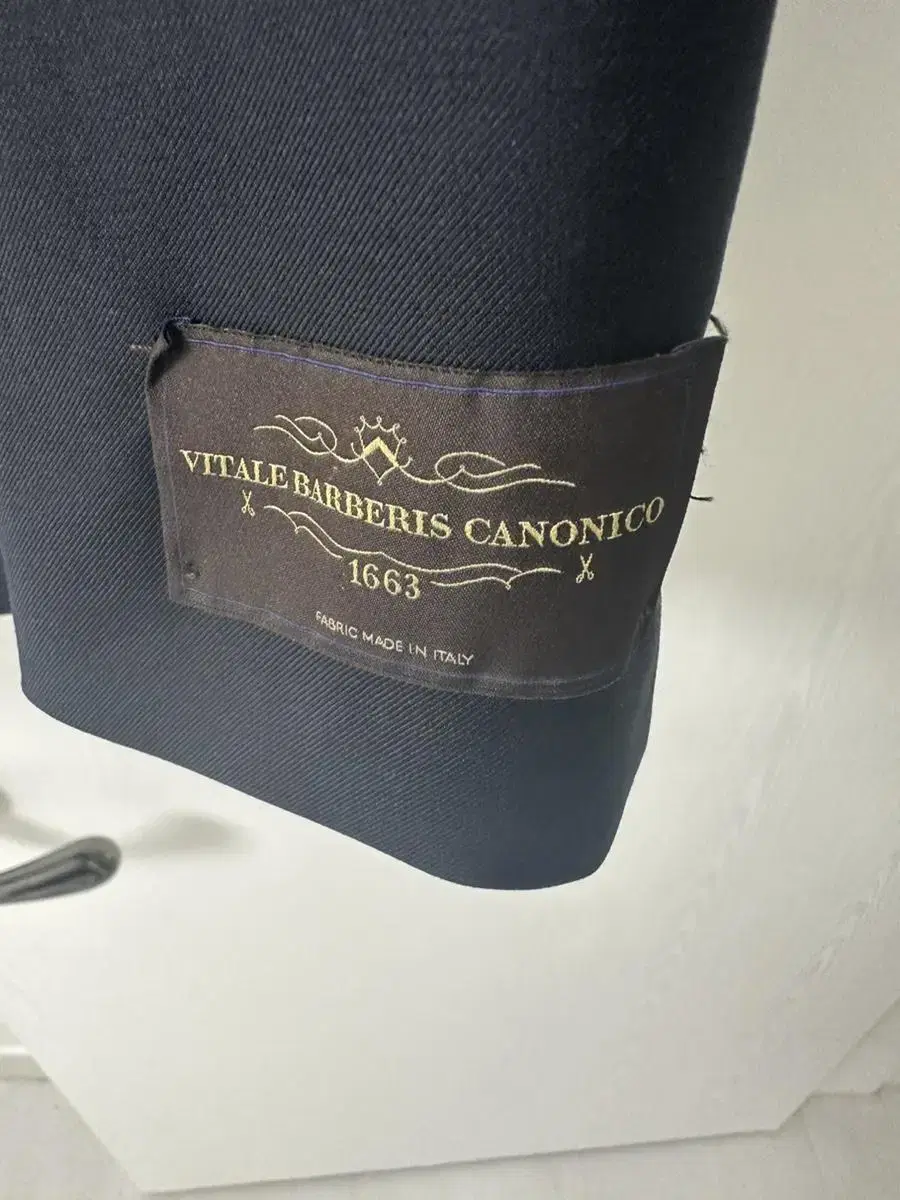 Man on the Boon Vidale Barbaris Cannonico Navy Suit Size 52