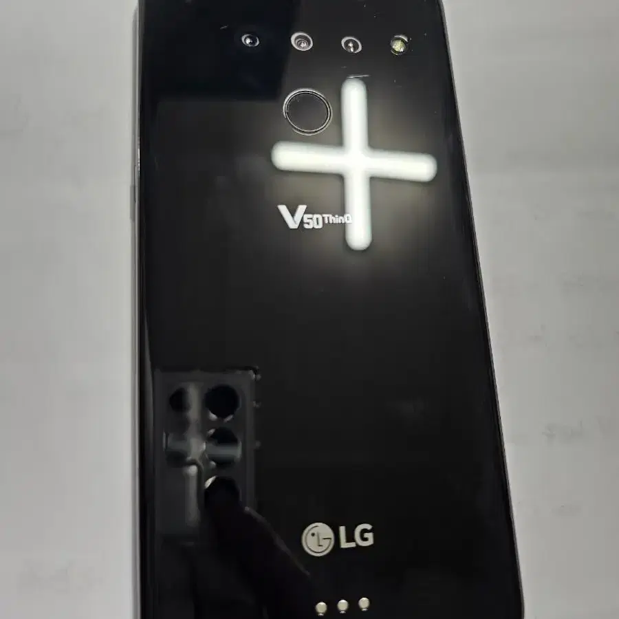 LG V50 공기계 s급 + 카드 투명 케이스 + 강화유리3장