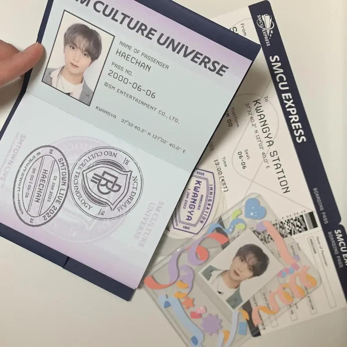 Haechan SMCU Passport Issue 2022