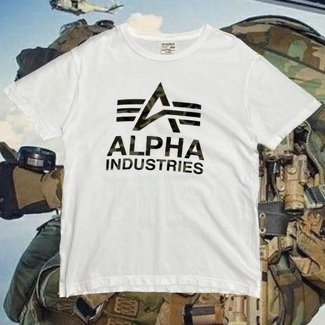 ALPHA INDUSTRIES camo T-shirt