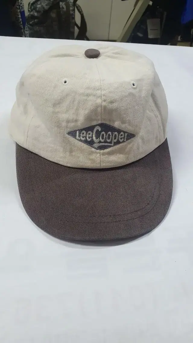 빈티지)1990's 엔틱모자 Lee Cooper UK 베이지 남녀공용