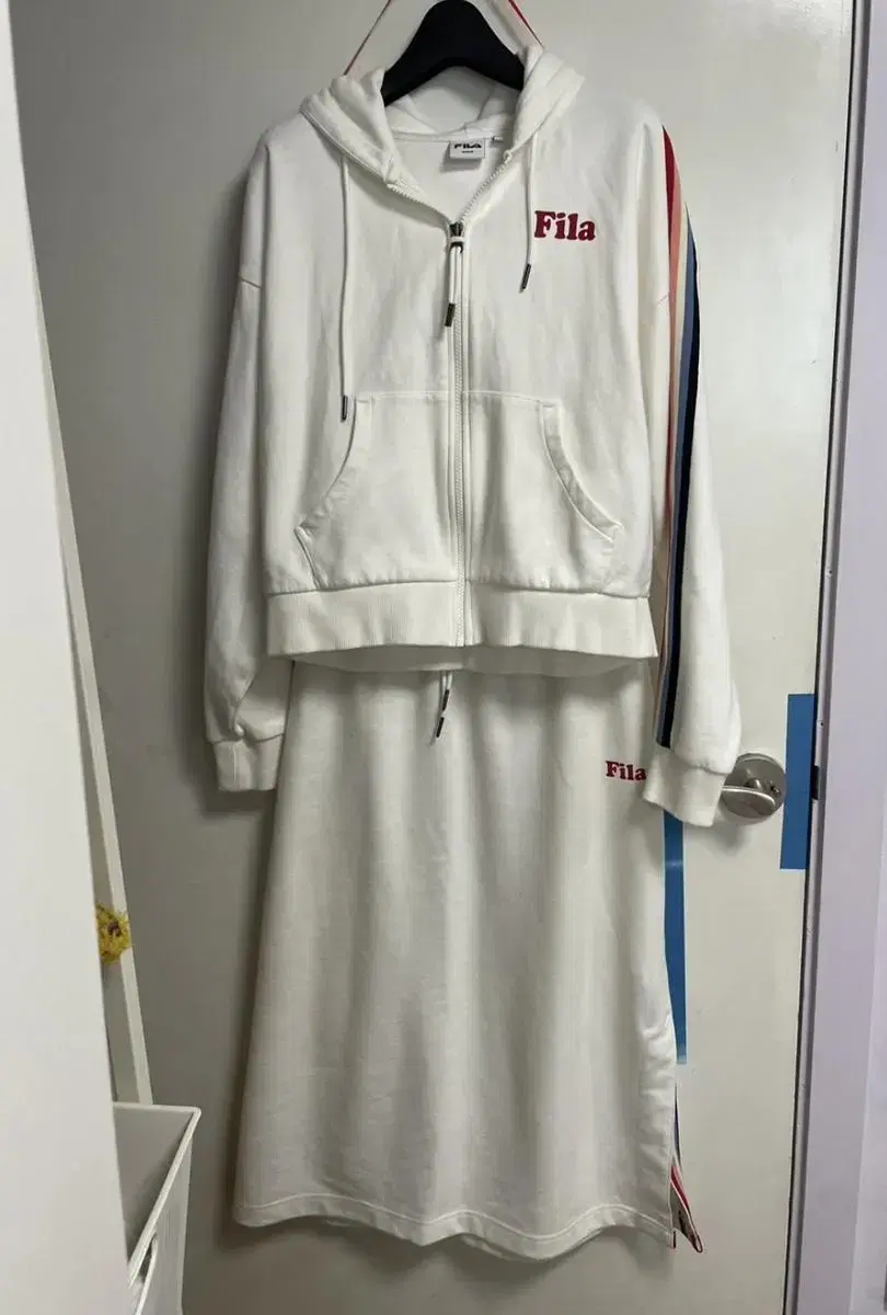 FILA Hoodie/Long Skirt Set