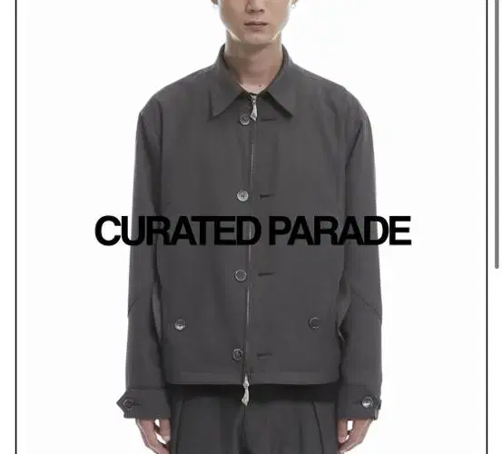 curated parade 자켓 DARK GREY 46