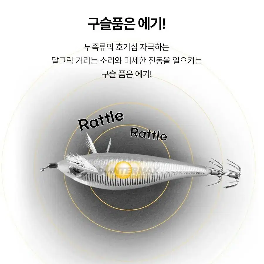 레이저에기 20개 수평 축광 야광 쭈꾸미 갑오징어 낚시 새상품