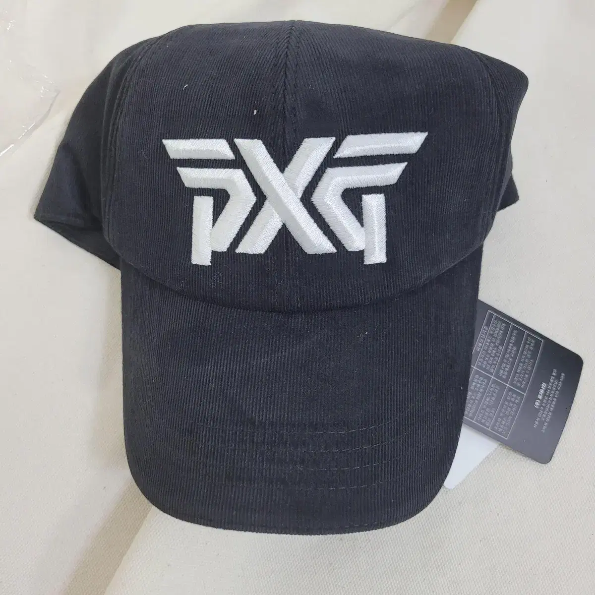 [새제품] PXG 코듀로이 골프 모자 블랙