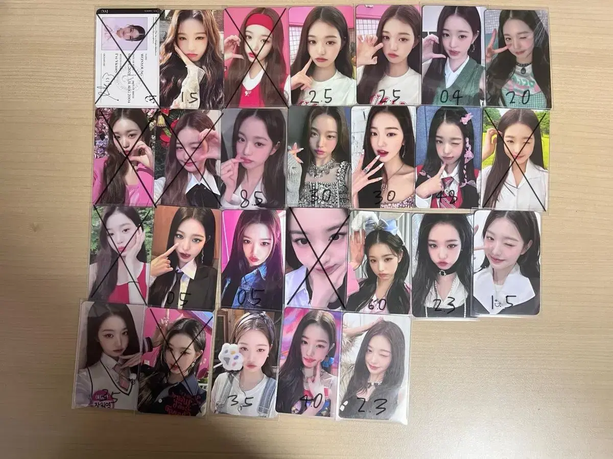 ive jang wonyoung sells photocards (ld)