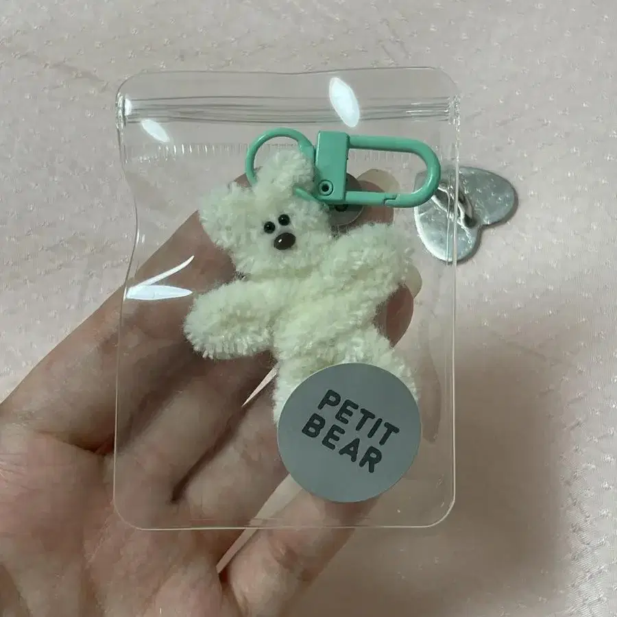 PETIT BEAR 키링 + 하트 링