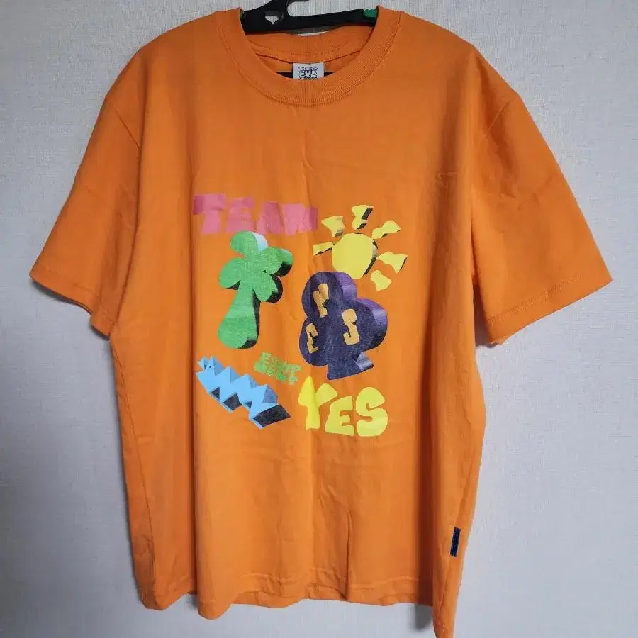 [Y.E.S Team Tee Orange] 예스아이씨 반팔