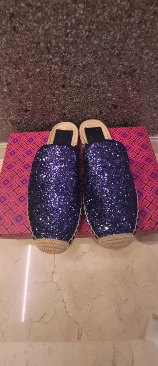 Tory Burch Sparkle Flats 240 New