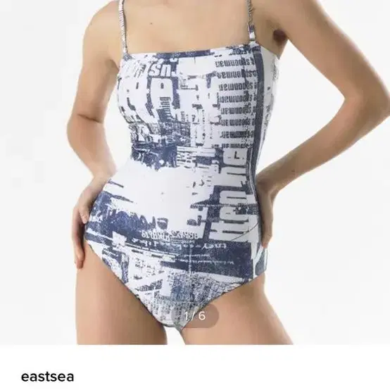 이스트씨 FADE DENIM SWIMSUIT 데님수영복