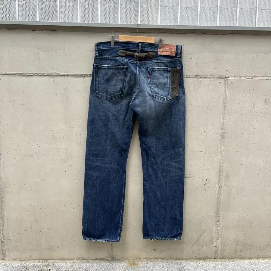 vintage mwobhm cinch back selvedge denim