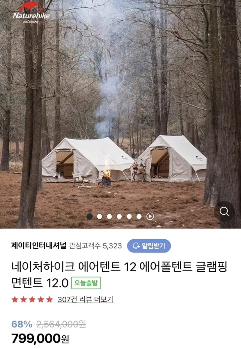 네이처하이크12에어텐트