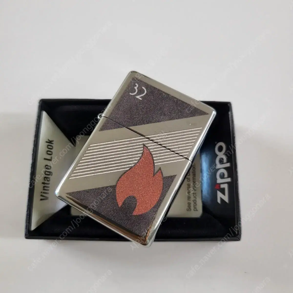 정품 48623 ZIPPO 32FLAME DESIGN 정품 새 지포라이터