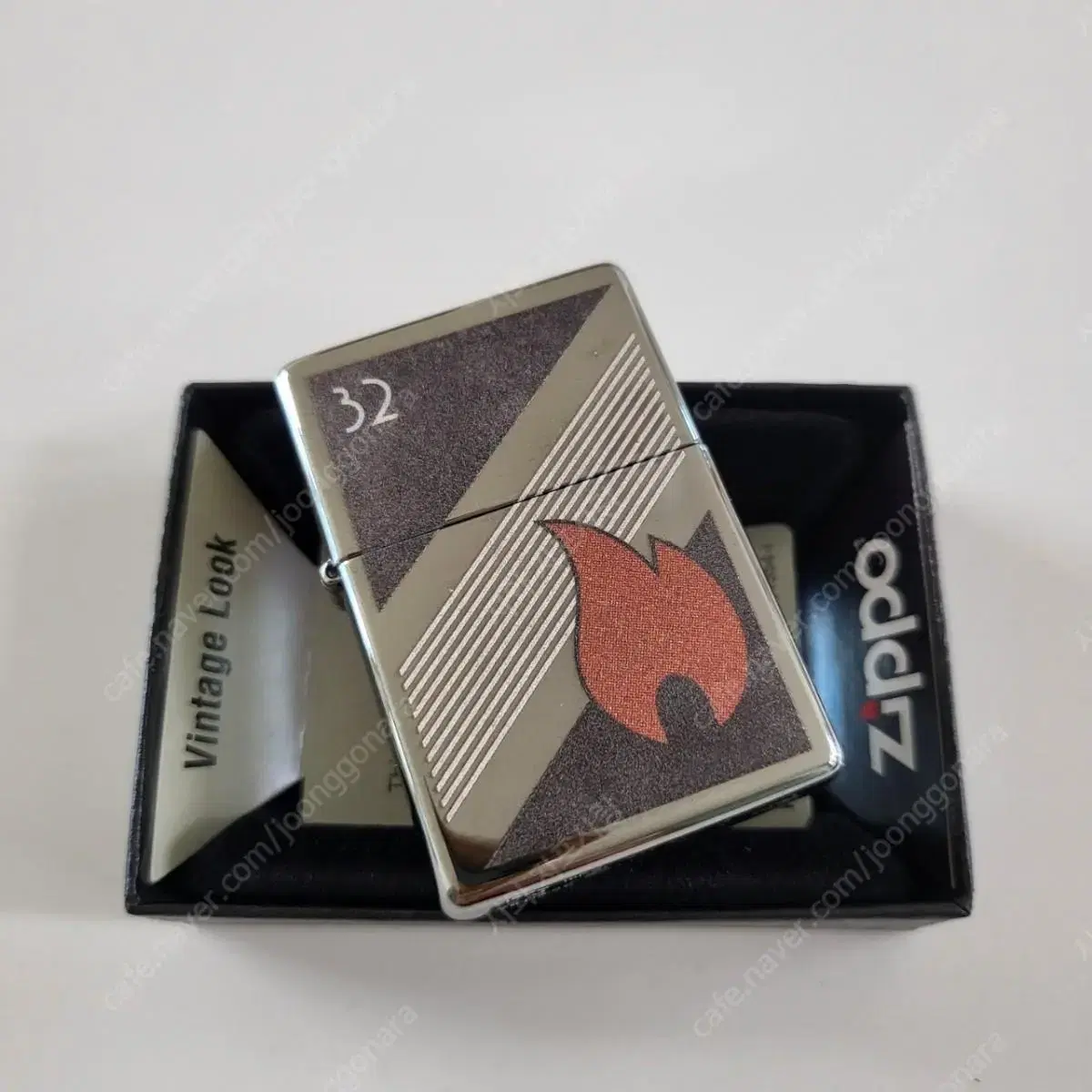 정품 48623 ZIPPO 32FLAME DESIGN 정품 새 지포라이터