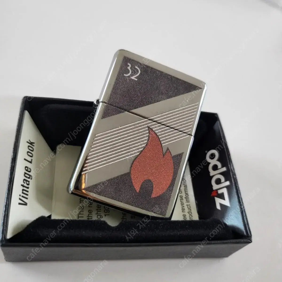 정품 48623 ZIPPO 32FLAME DESIGN 정품 새 지포라이터