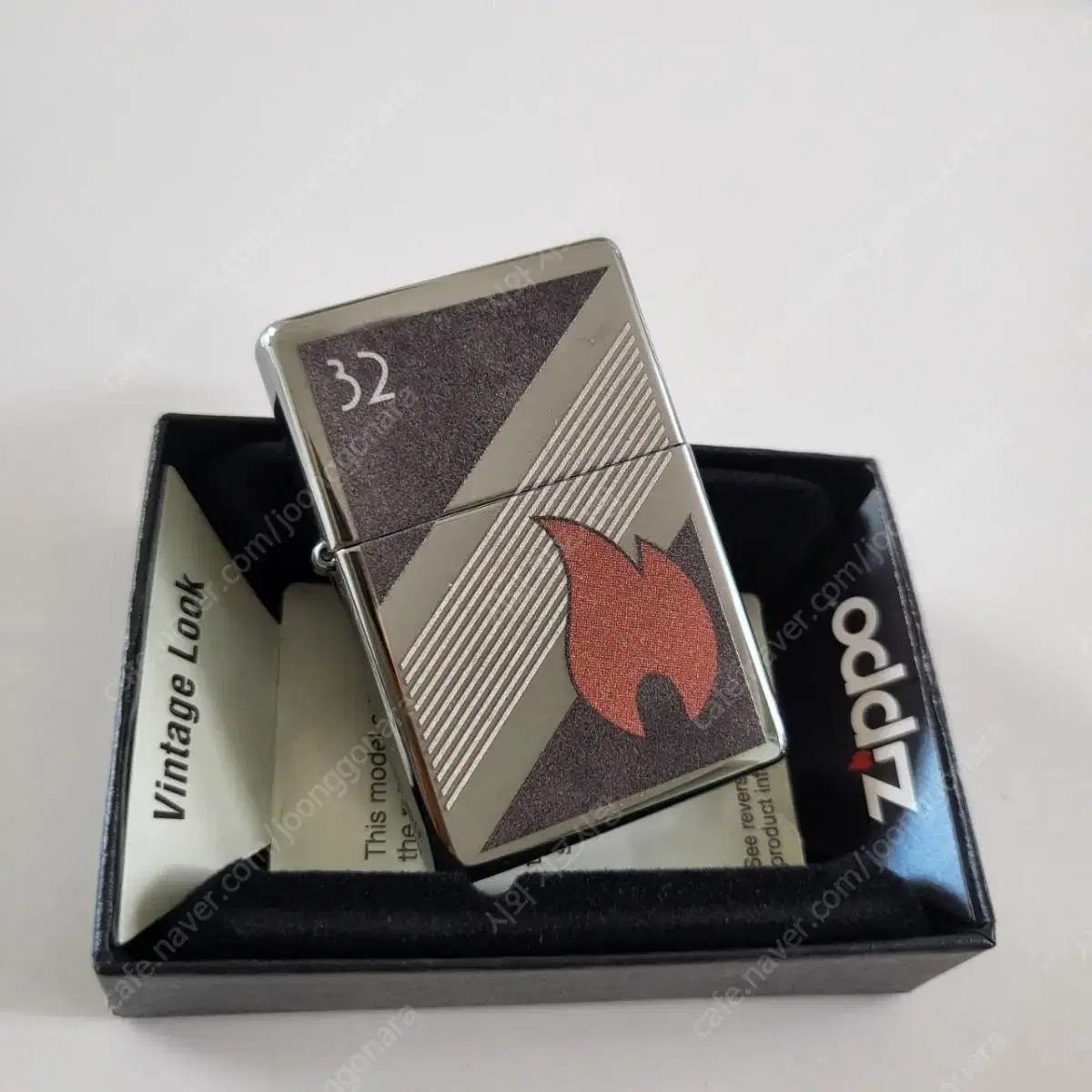 정품 48623 ZIPPO 32FLAME DESIGN 정품 새 지포라이터