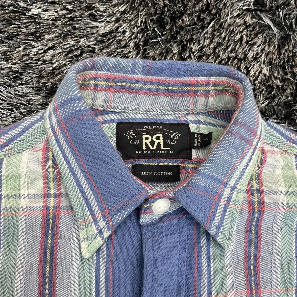 RRL 더블알엘 플란넬 셔츠 (XS) 95