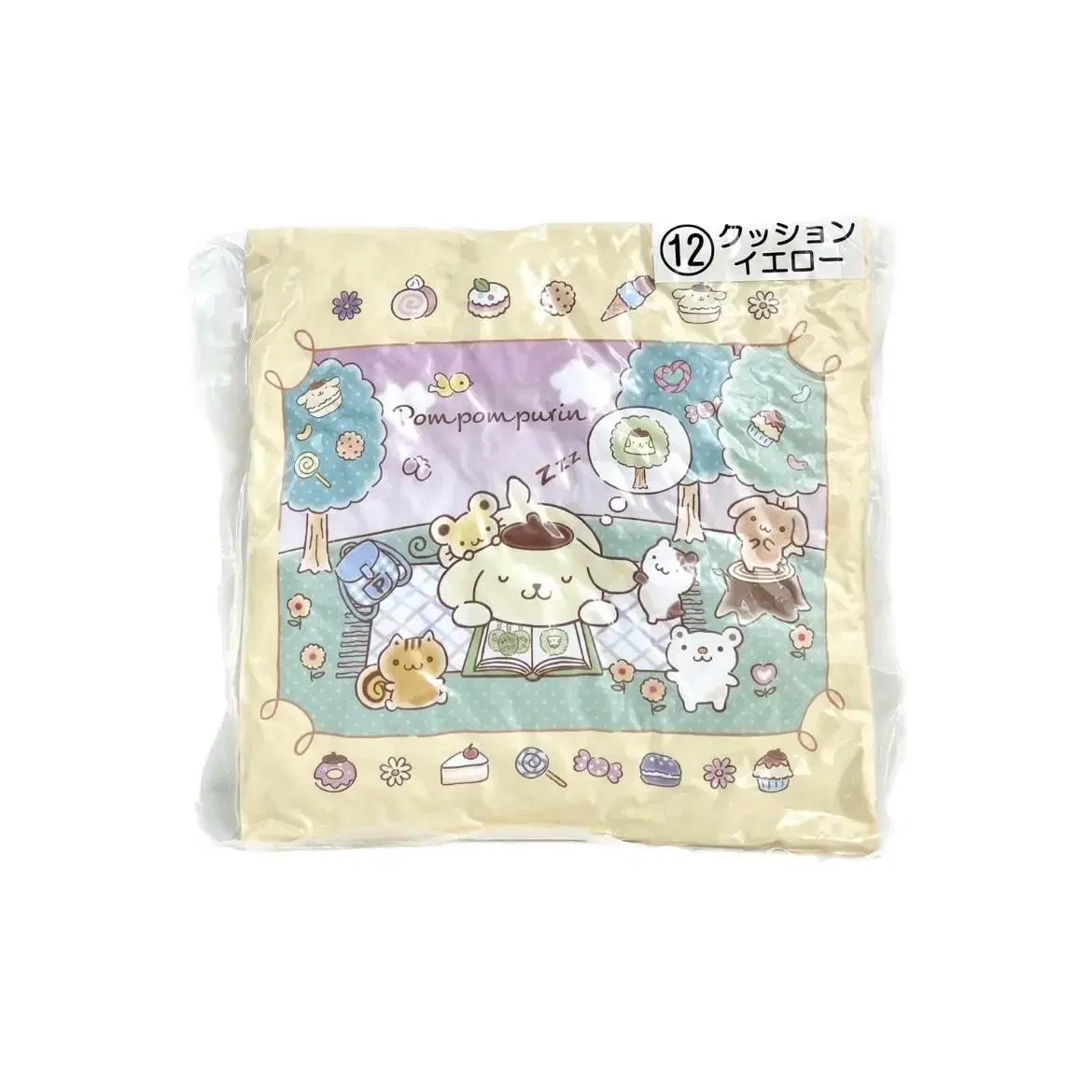 Pompompurin Muffin Cushion Sanrio