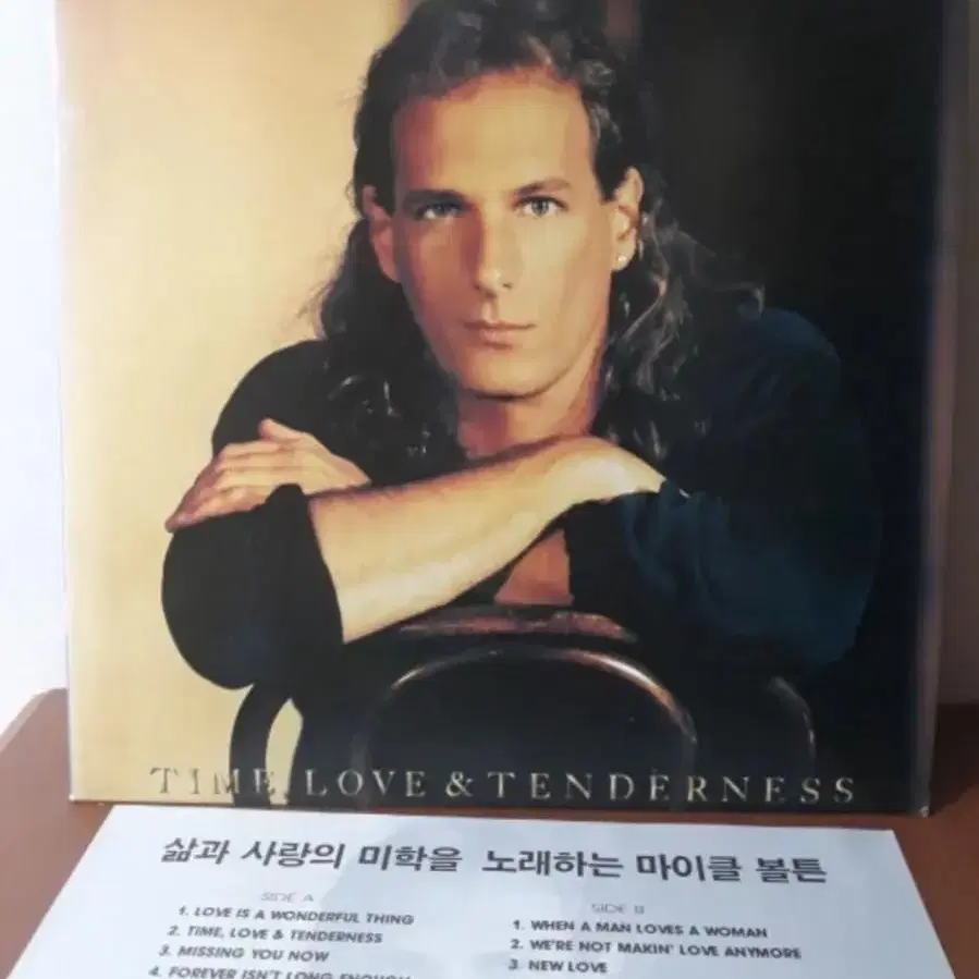 Michael Bolton Time Love & Tenderness 엘피