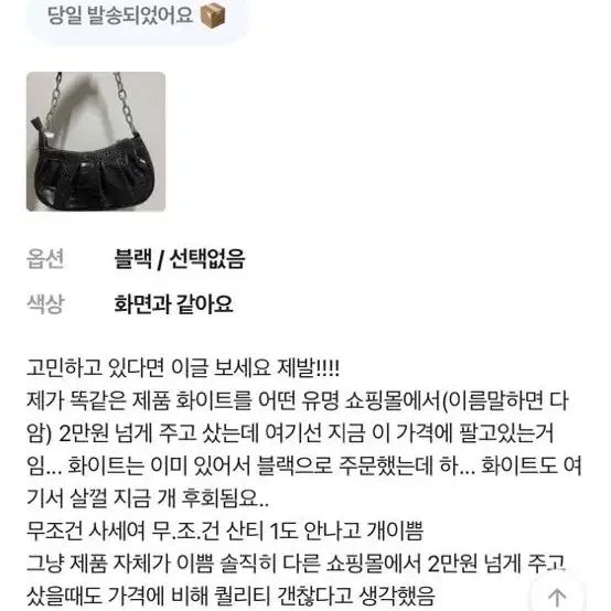 에이블리 키호 와니 주름 체인 숄더백