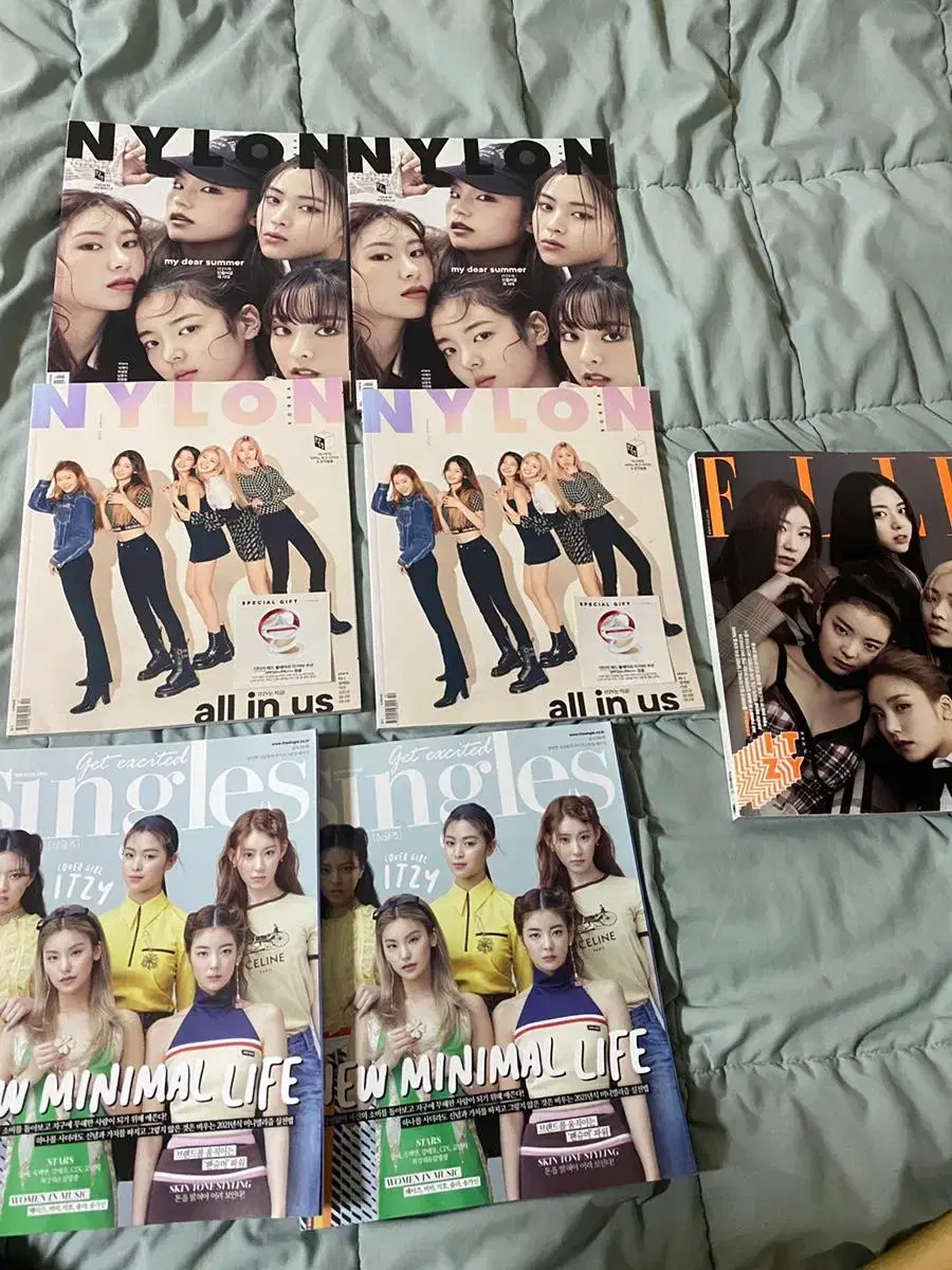 Itzy Cover Magazines (Nylon, Singles, Elle)