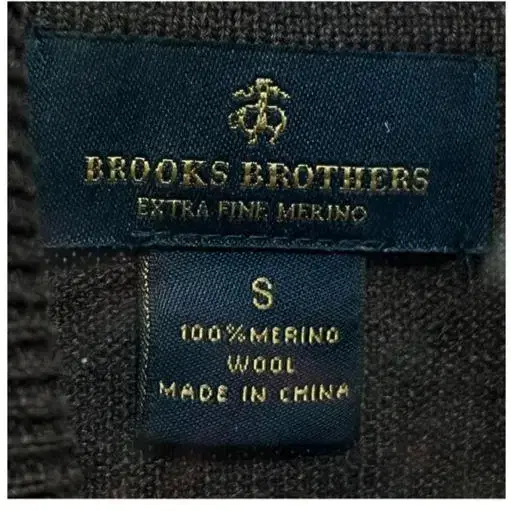 [BROOKS BROTHERS] 브룩스 브라더스 메리노울 딥브라운 터틀넥