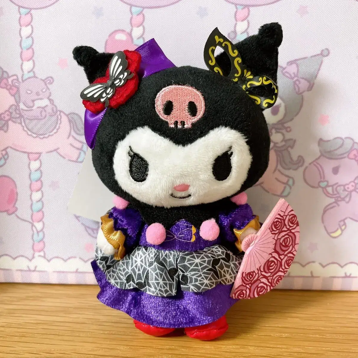 KuromiGoods) Halloween Kuromi Doll Mascot Limited to Puroland