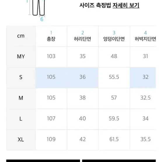 트릴리온 섬머 쿨 와이드 데님팬츠 S사이즈