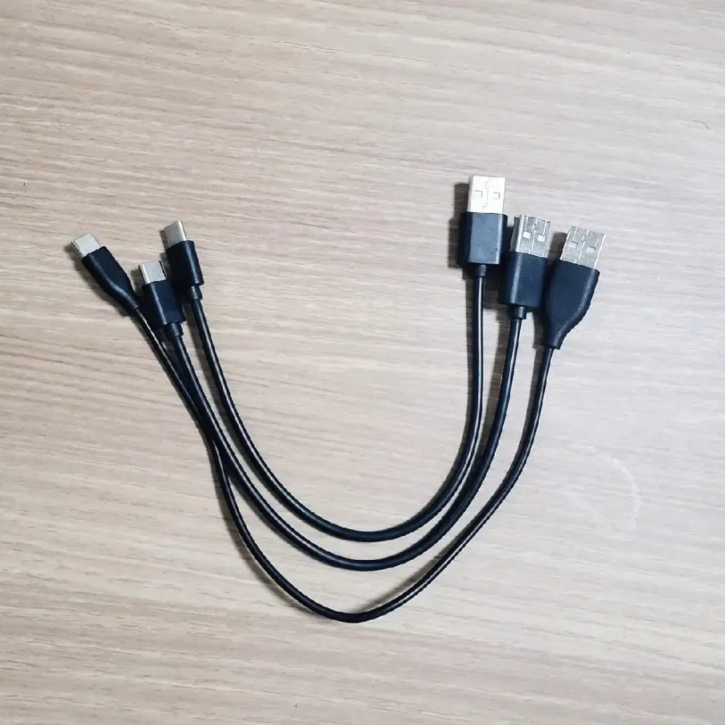 3개) 휴대폰 케이블 USB A to C타입