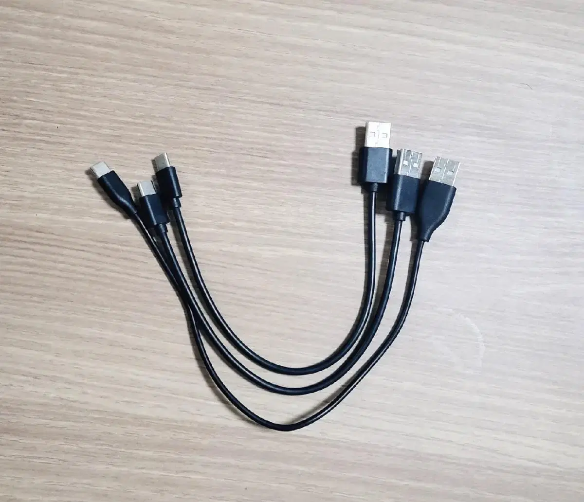 3개) 휴대폰 케이블 USB A to C타입