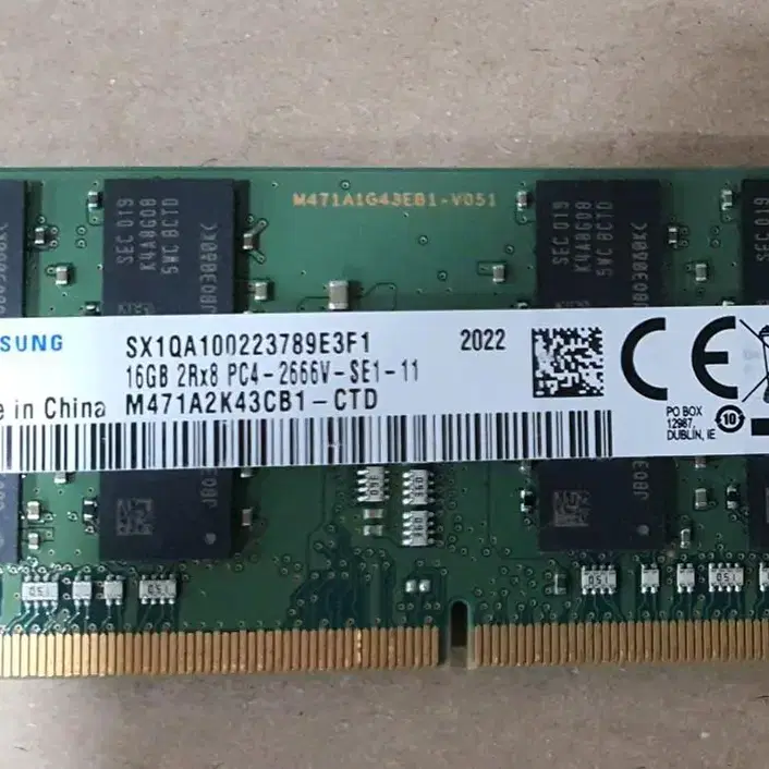 DDR4 PC4 16GB 2666V 21300삼성전자