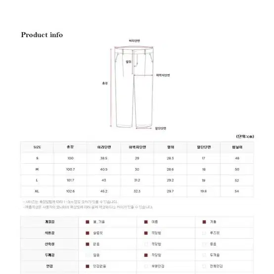 솔티 데님 트라우저 s사이즈 새제품