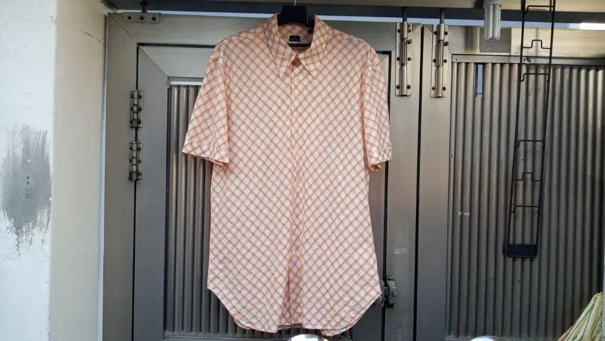 Genuine Poulsmith short sleeve checked shirt No. 105 in mint condition