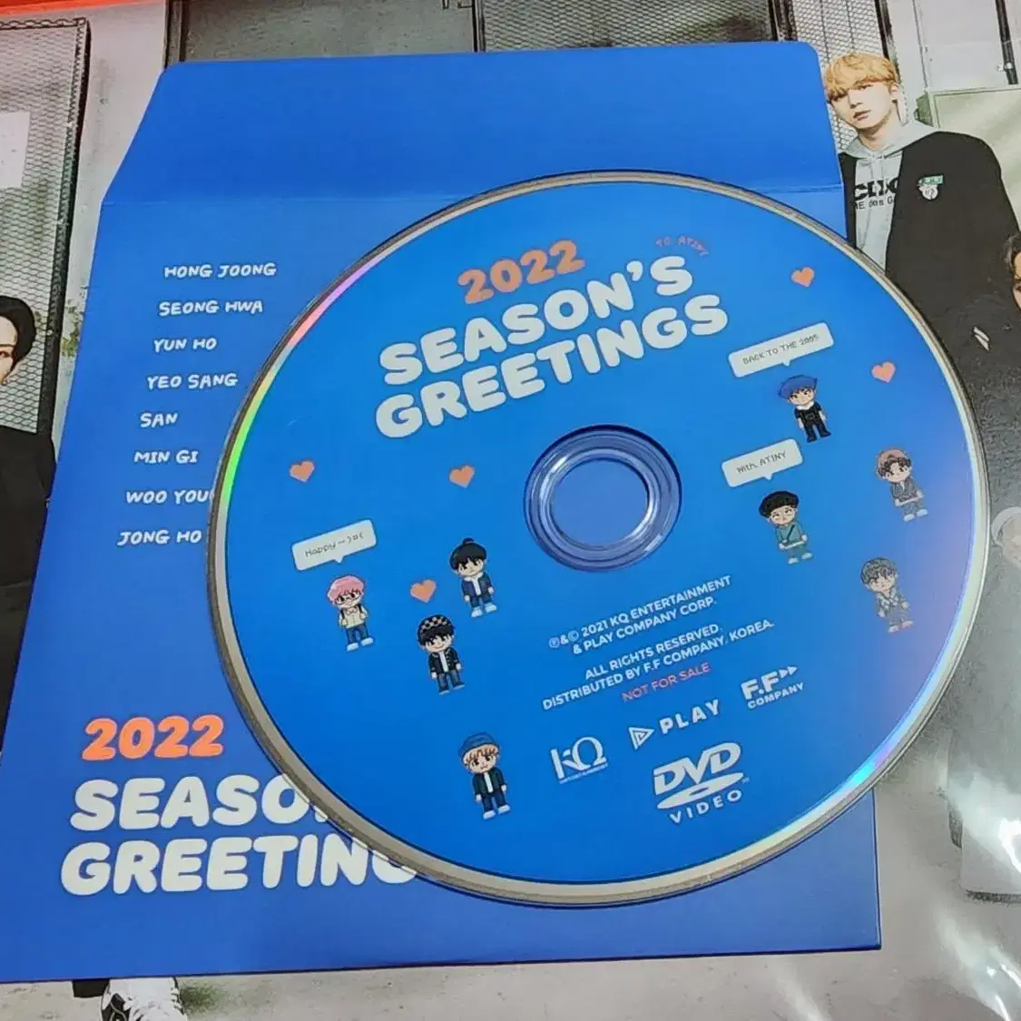 에이티즈 2022 시그 DVD