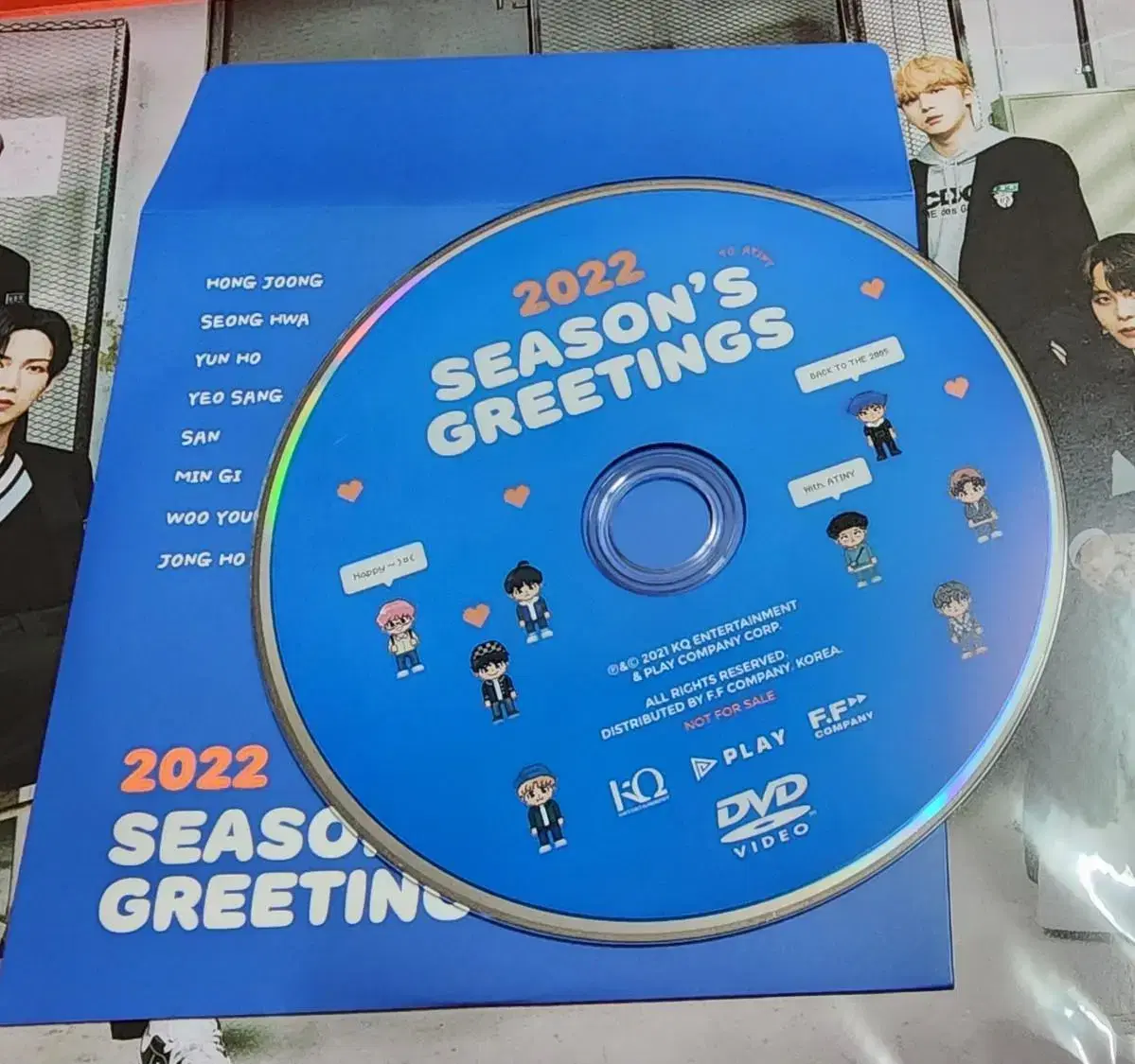 Ateez 2022 seasons greetings DVD