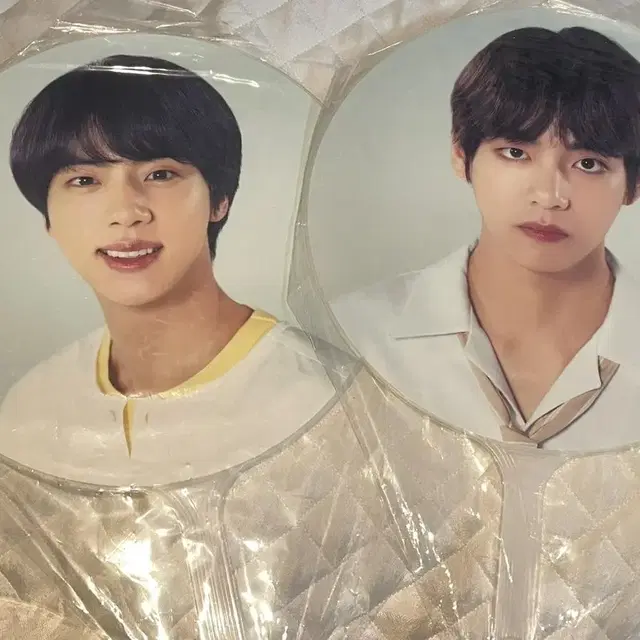 방탄 방탄소년단 태형 뷔 석진 진 프포 피켓