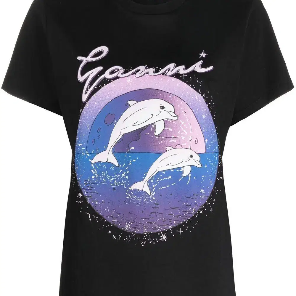 [새상품] 23SS 가니 GANNI RELAXED DOLPHIN 반팔티