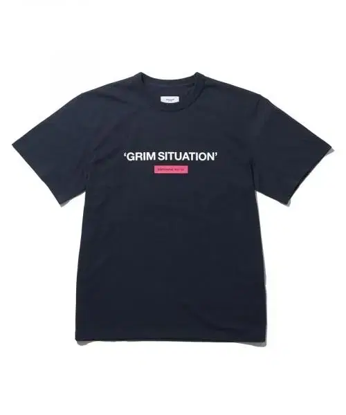 에스피오나지 GRIM SITUATION 네이비 티셔츠 M사이즈 새제품