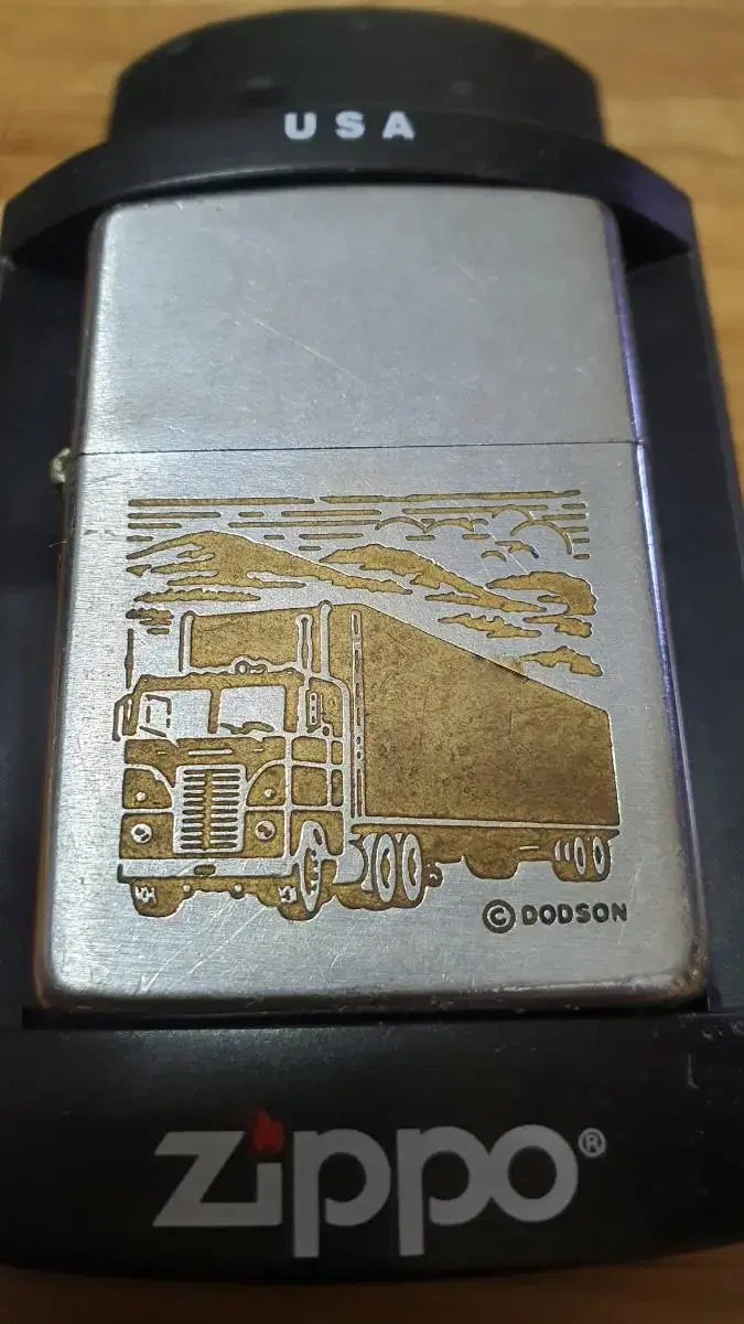 1977년 올드 트럭 디자인 지포라이터 zippo  lighter