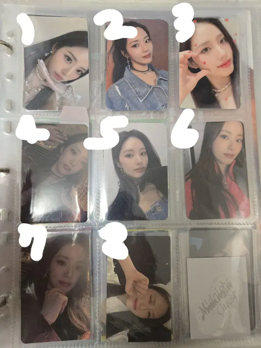 Fromis 9 DM unreleased photocard park jiwon