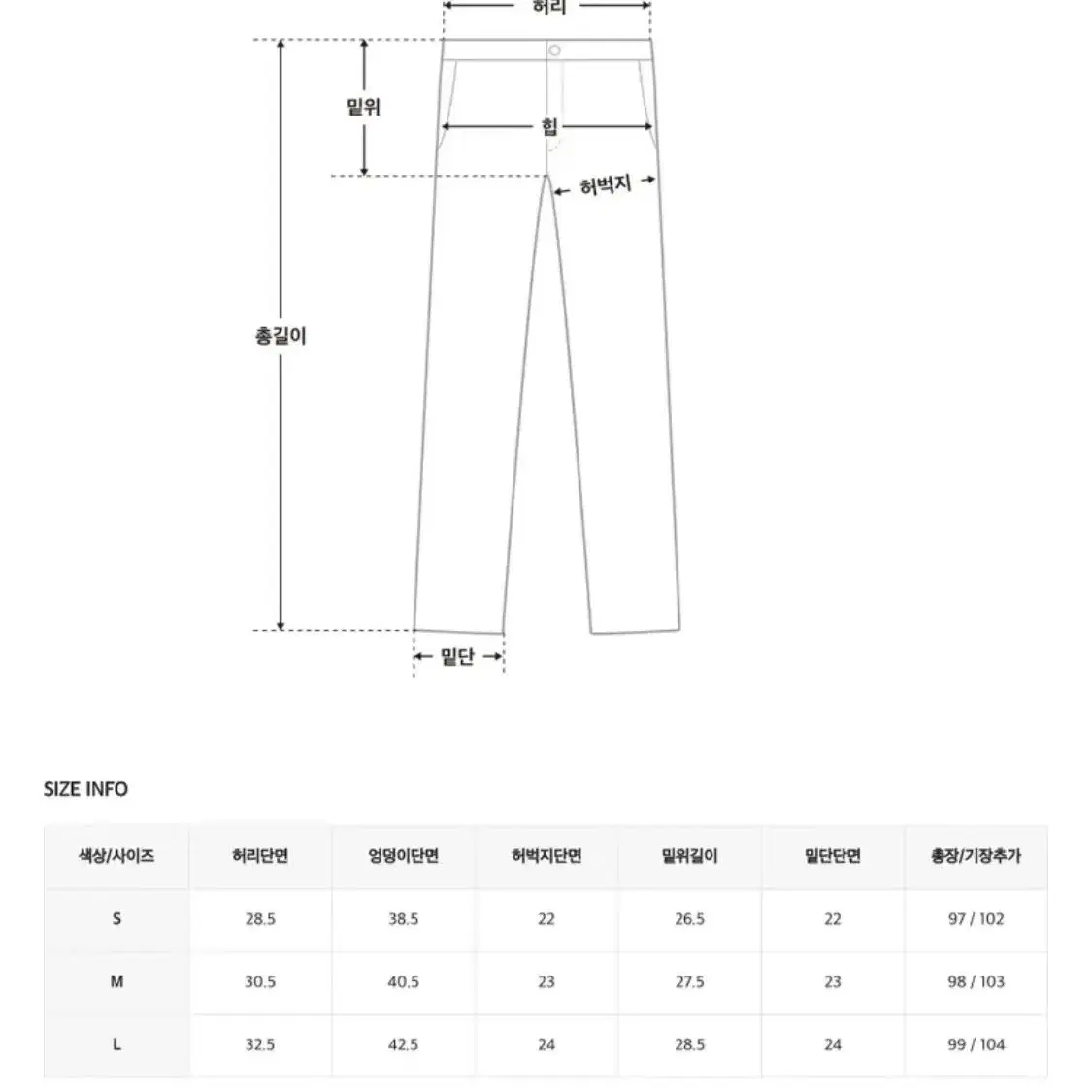 옷장 정리 급처 바지