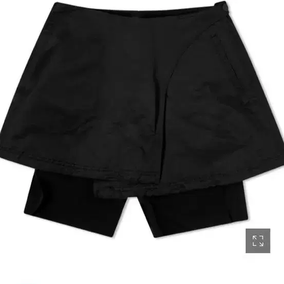 The Open Product Layered Skirt Short