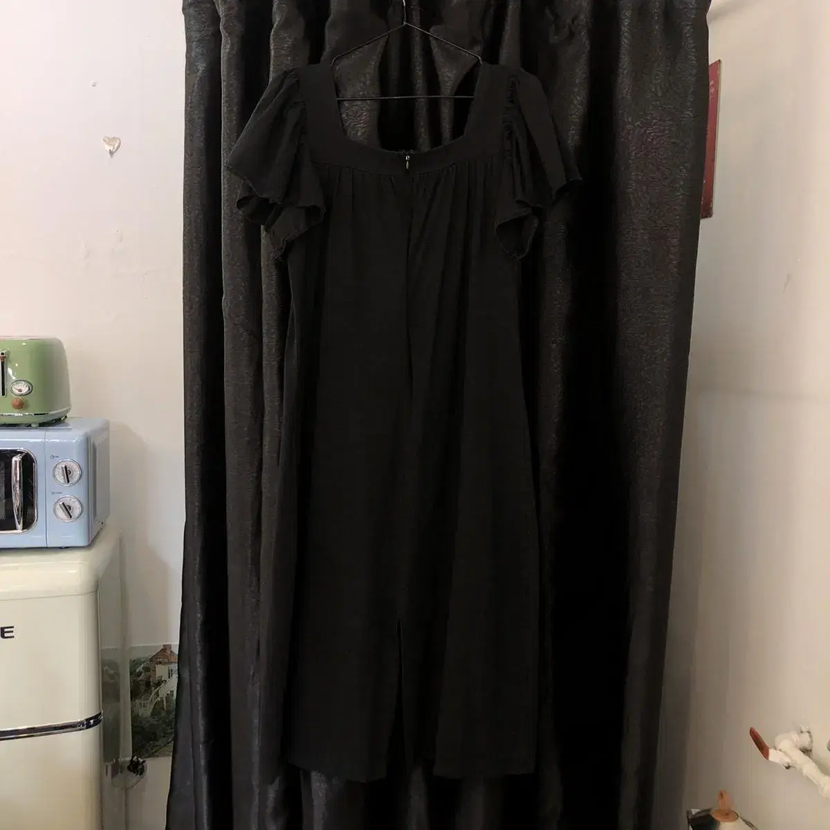 Vintage The open product black long op